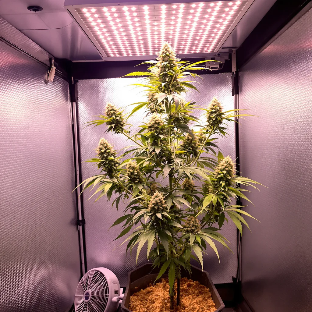 Venom OG cannabis plant in flowering stage — Short feminised