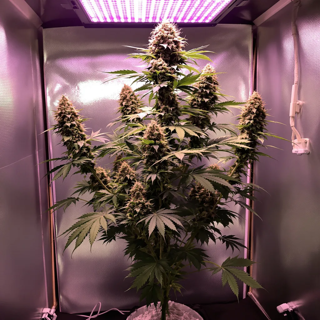 Wildberry cannabis plant in flowering stage — 100–140 cm feminised
