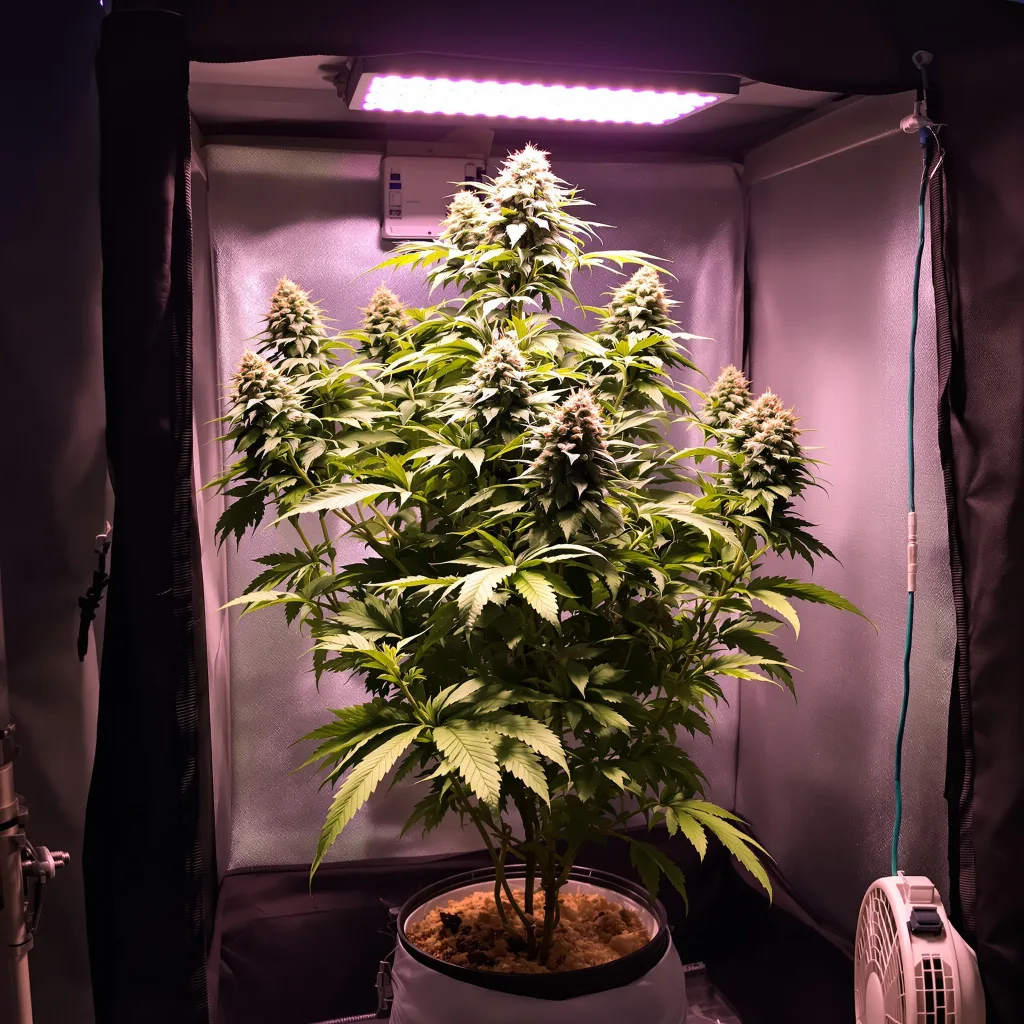 Willy's Wonder cannabis plant in flowering stage — 100–140 cm autoflower