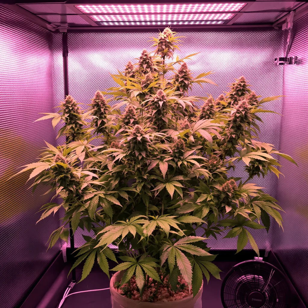 Yeti OG cannabis plant in flowering stage — Short feminised